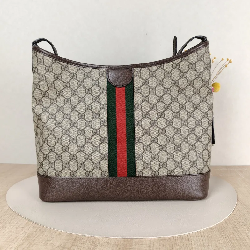 GUCCI Crossbody Bag ophidia Bucket Bag Monogram PVC One Size 34 × 16 × 31 cm — cover view 3 of 5