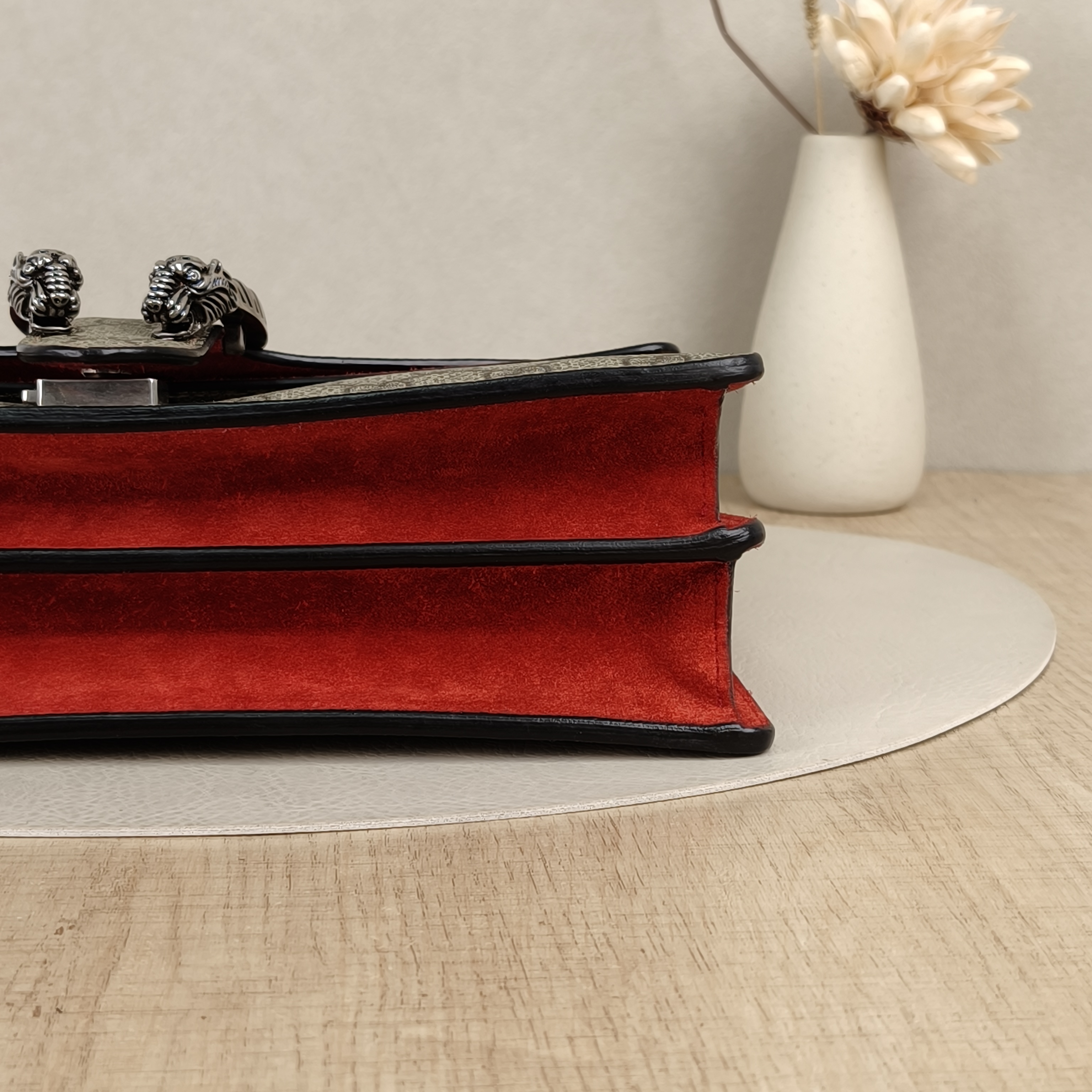 GUCCI Shoulder Bag Dionysus Red PVC Medium28 × 9 × 17 cm — cover view 5 of 8