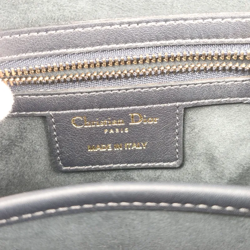 DIOR Crossbody Bag D-Fence Black Calfskin Medium 22.5 × 5 × 17.5 cm — detail view 8 of 12