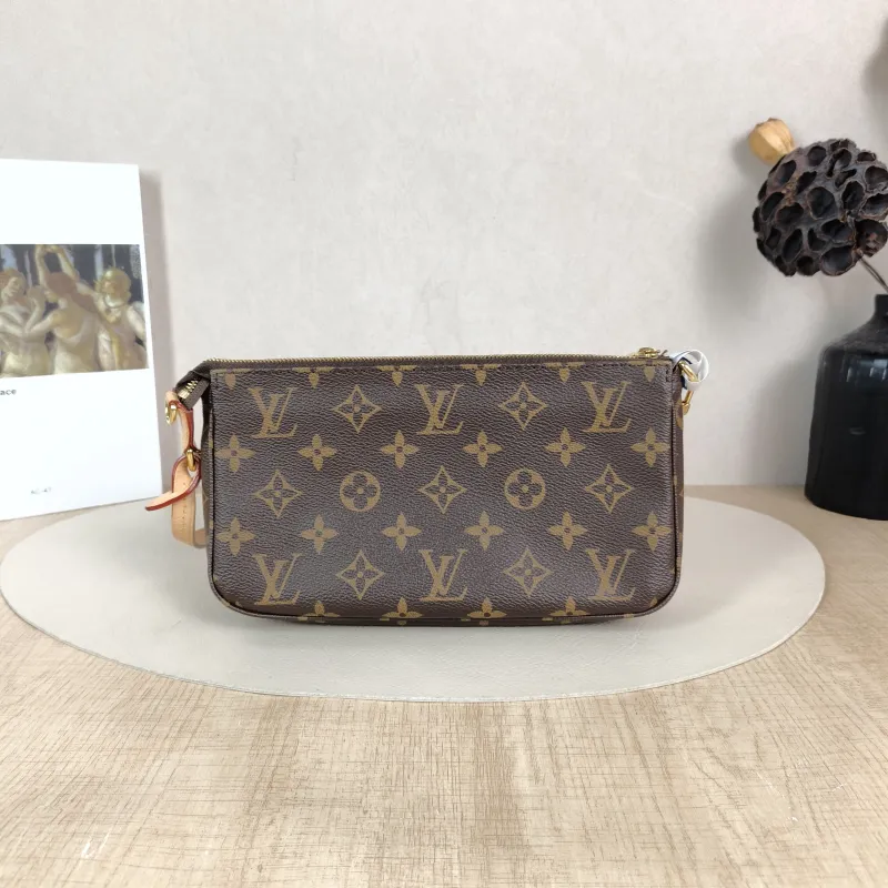 Louis Vuitton Shoulder Bag Pochette Accessoires Two Straps Monogram PVC Large 23.5 × 4 × 13.5 cm — cover view 5 of 6