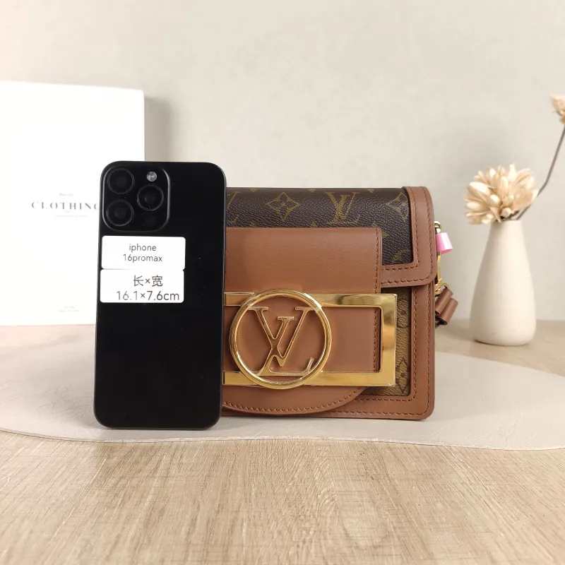 Louis Vuitton Crossbody Bag Dauphine Monogram PVC Mini 20 × 9 × 15 cm — cover view 3 of 5