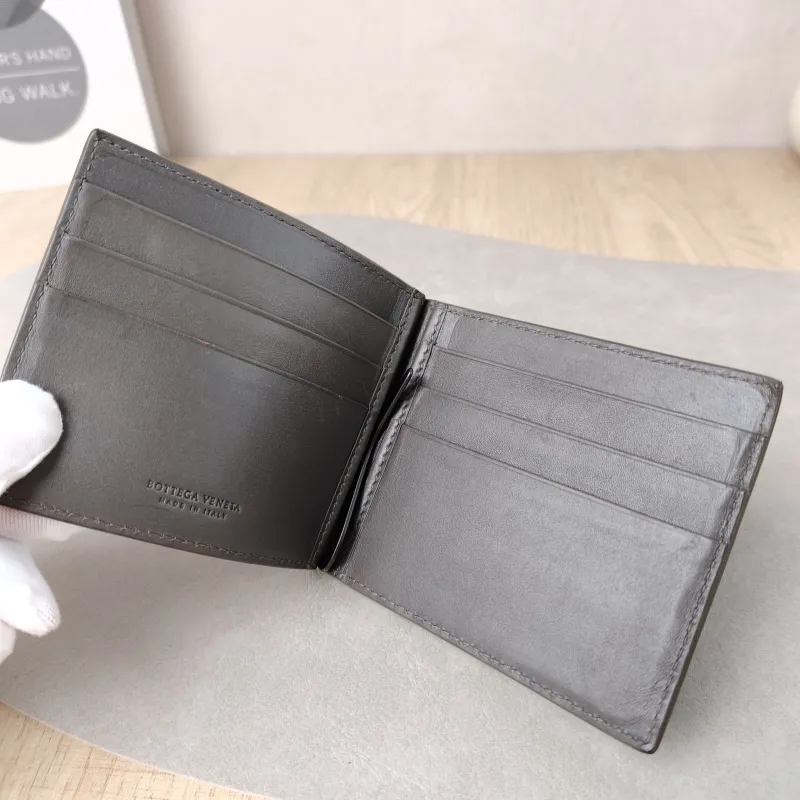Bottega Veneta Wallet Edition Wallet Grey Calfskin One Size11*9 — detail view 1 of 8