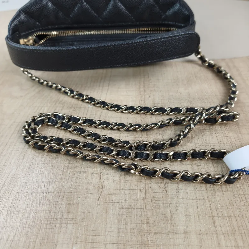 Chanel Crossbody Bag Crossbody Bag Black Calfskin One Size 21.5 × 7.5 × 19 cm — detail view 11 of 14