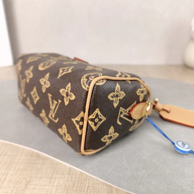 Louis Vuitton Crossbody Bag Speedy Nano Brown PVC nano 16 × 7.5 × 10 cm — detail view 11 of 14
