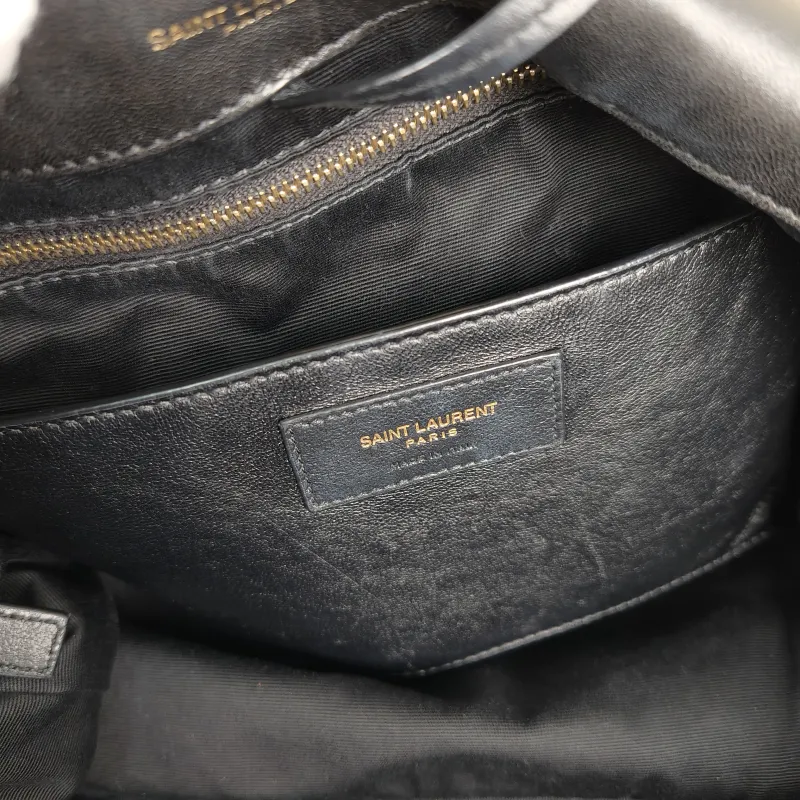 SAINT LAURENT Crossbody Bag JAMIE Black SL ambskin Large43 × 9 × 29 cm — detail view 1 of 9