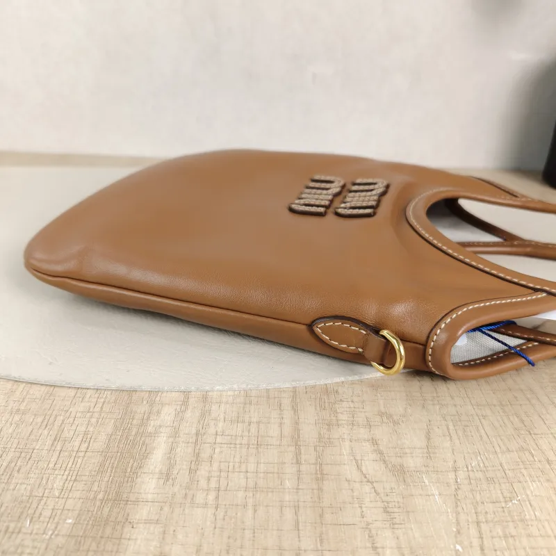 Miumiu Shoulder Bag IVY Tote Shopping Tote CC alfskin Mini 20*24 — detail view 3 of 11