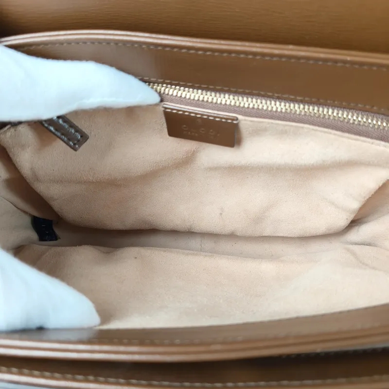 GUCCI Shoulder Bag Horsebit 1955 Horsebit Medium Monogram PVC Medium25 × 8 × 18 cm — detail view 5 of 14