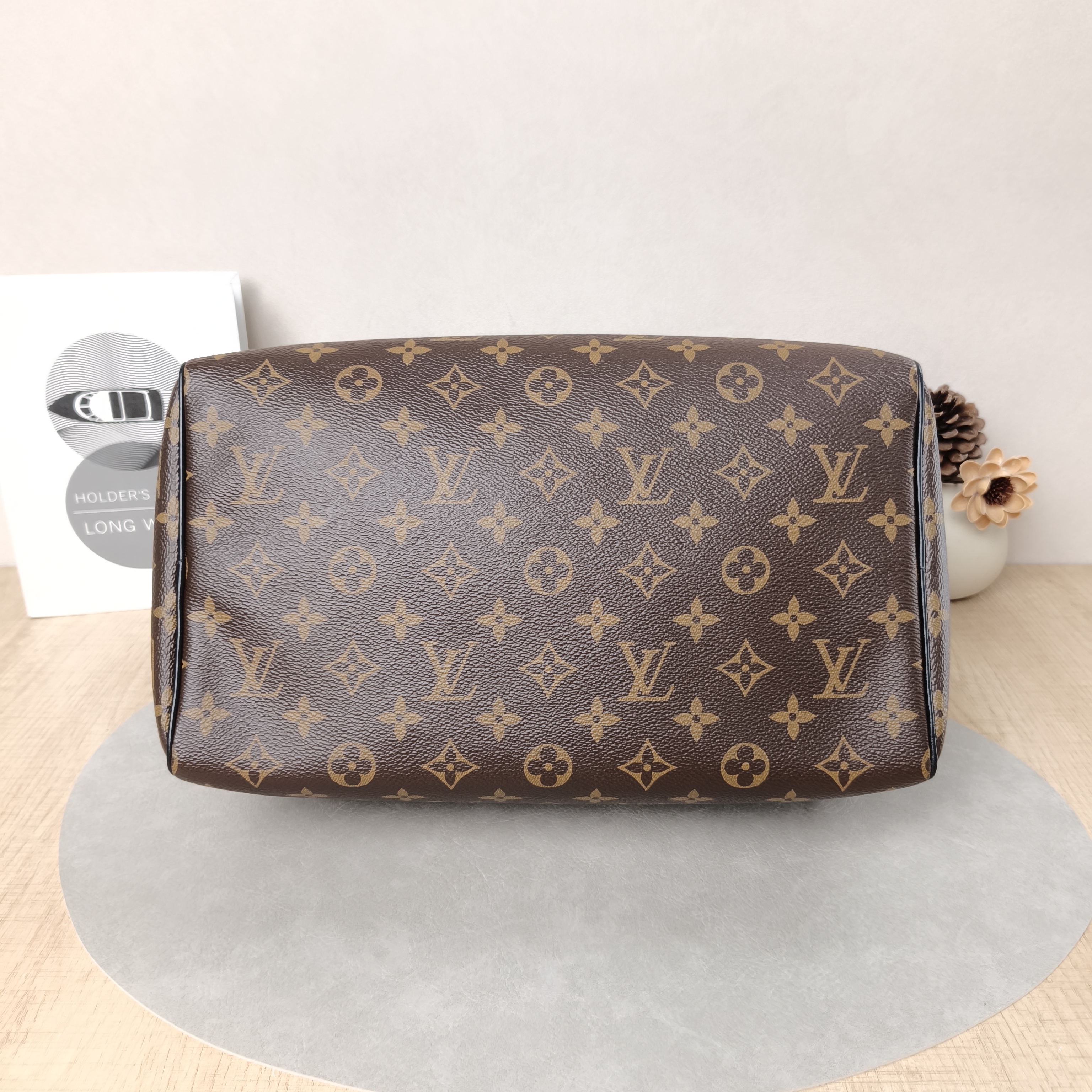 Louis Vuitton Shoulder Bag Speedy Soft 30Shoulder Strap Edition- Monogram PVC Large30 × 17 × 21 cm — cover view 3 of 6
