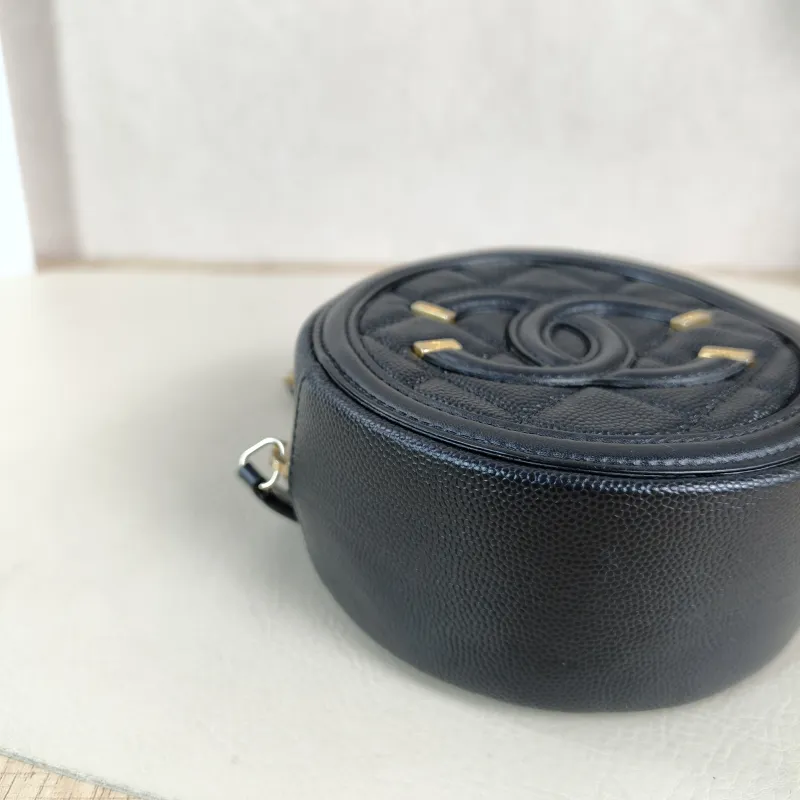 Chanel Crossbody Bag19bag c Black Grained Calfskin One Size12 × 4.5 × 12 cm — detail view 10 of 12
