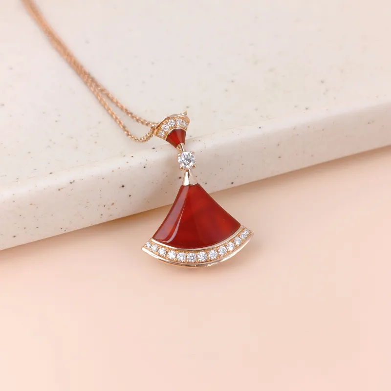 Bvlgari Necklace DIVAS’ DREAM Collection Pavé Diamond Diamond18KR ose Gold One Size2.8*41-43 — cover view 8 of 8