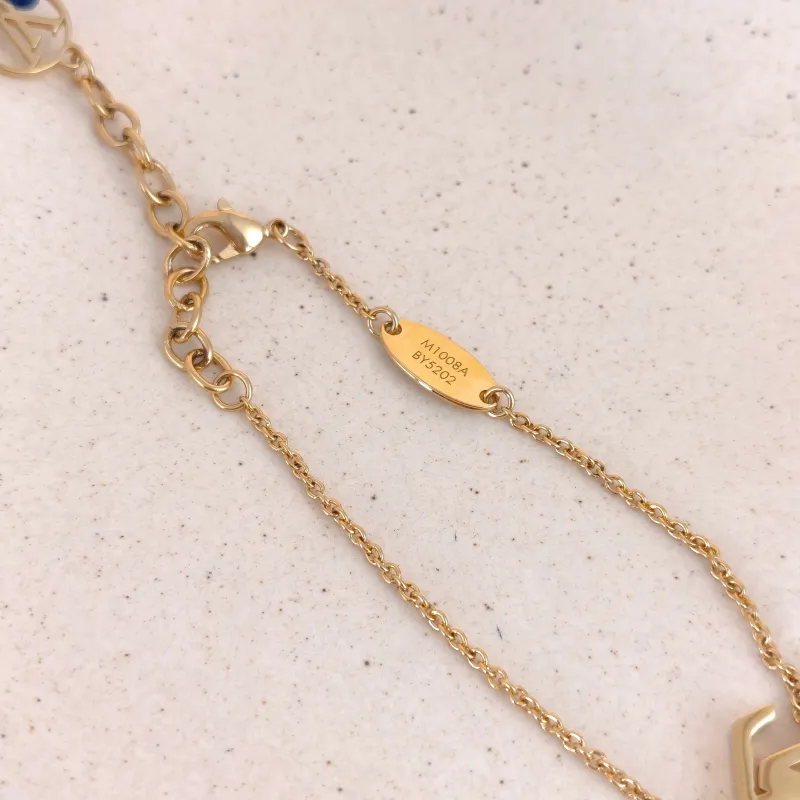 Louis Vuitton Bracelet Pinklogo Bracelet Gold One Size 20cm — cover view 2 of 7
