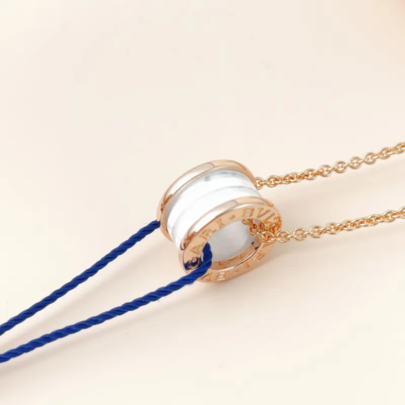 Bvlgari Necklace B.ZERO1Collection White White18KR ose Gold One Size1.5*38-45 — cover view 7 of 13