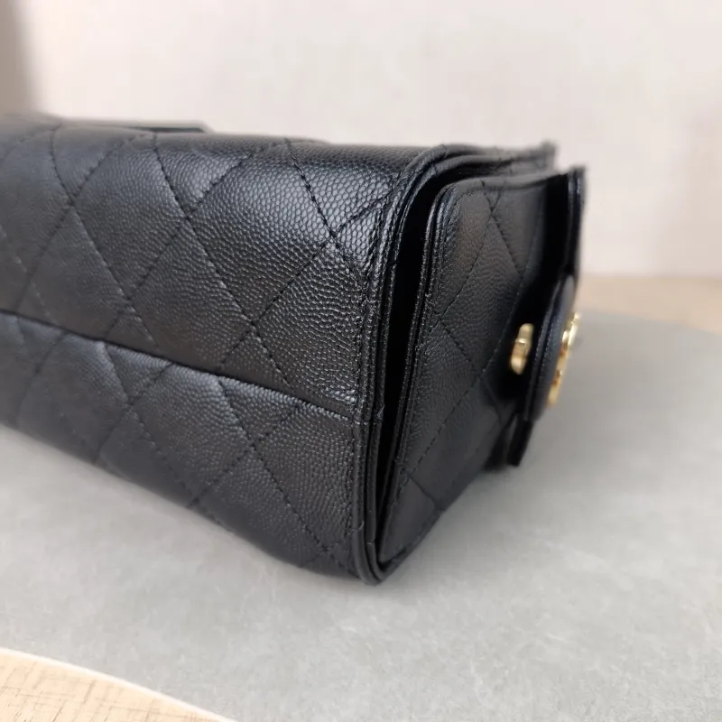 Chanel Shoulder Bag 25Bag Black Grained Calfskin Mini 22 × 12.5 × 20 cm — detail view 2 of 10