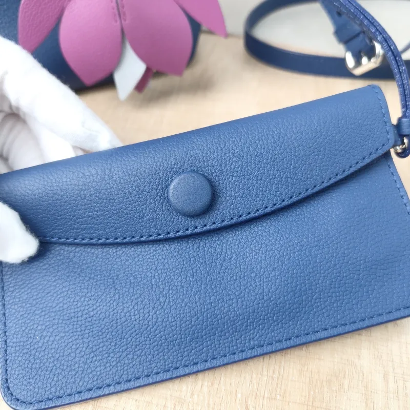 DIOR Top Handle Bag Tote Bag Top Handle Bag Navy Calfskin One Size 21 × 12 × 16 cm — detail view 5 of 13