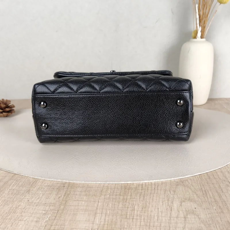 Chanel Crossbody Bag Coco Handle​Black Calfskin Small24 × 10 × 14 cm — cover view 5 of 5