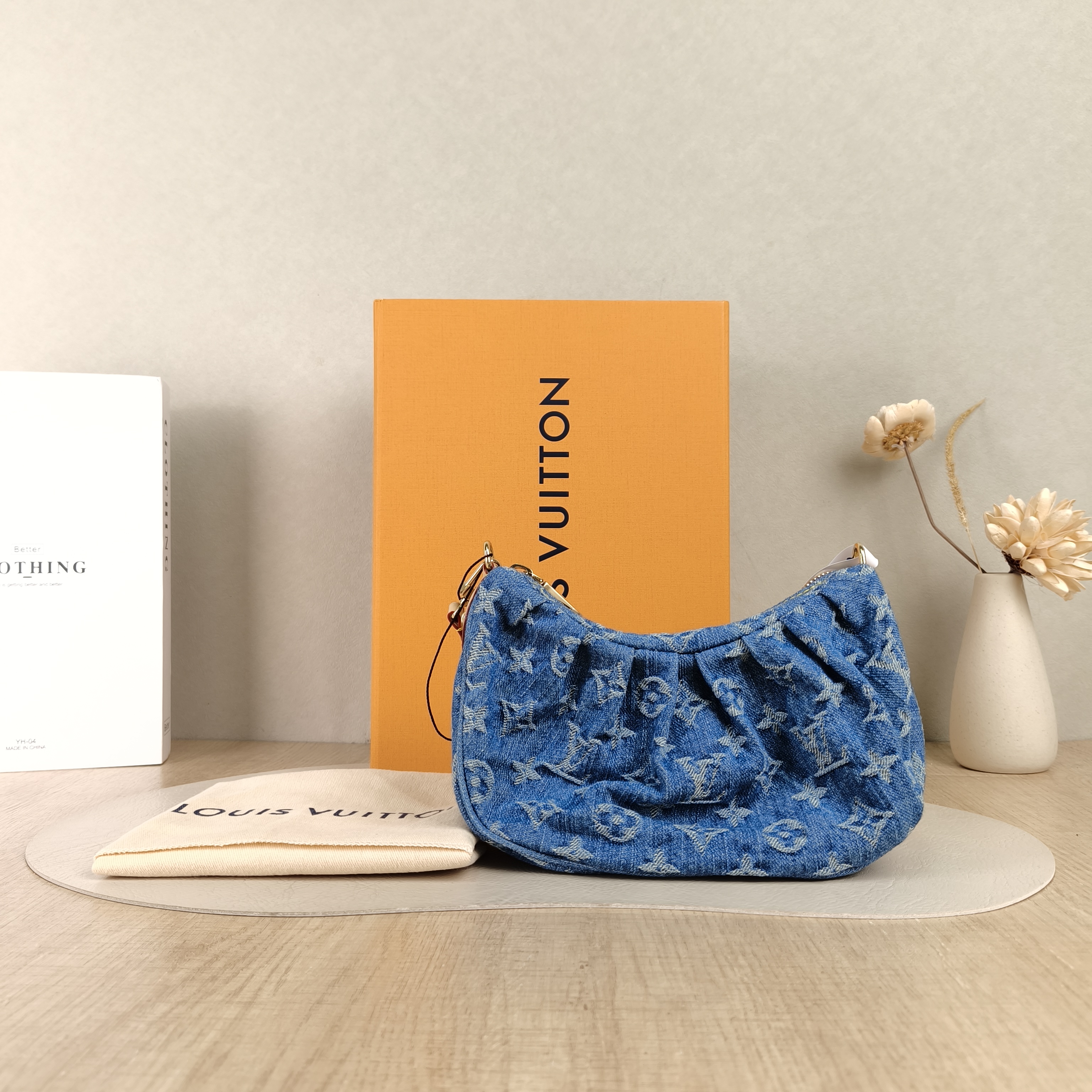 Louis Vuitton Shoulder Bag Pochette Valley Blue One Size21 × 7 × 15 cm — cover view 4 of 6