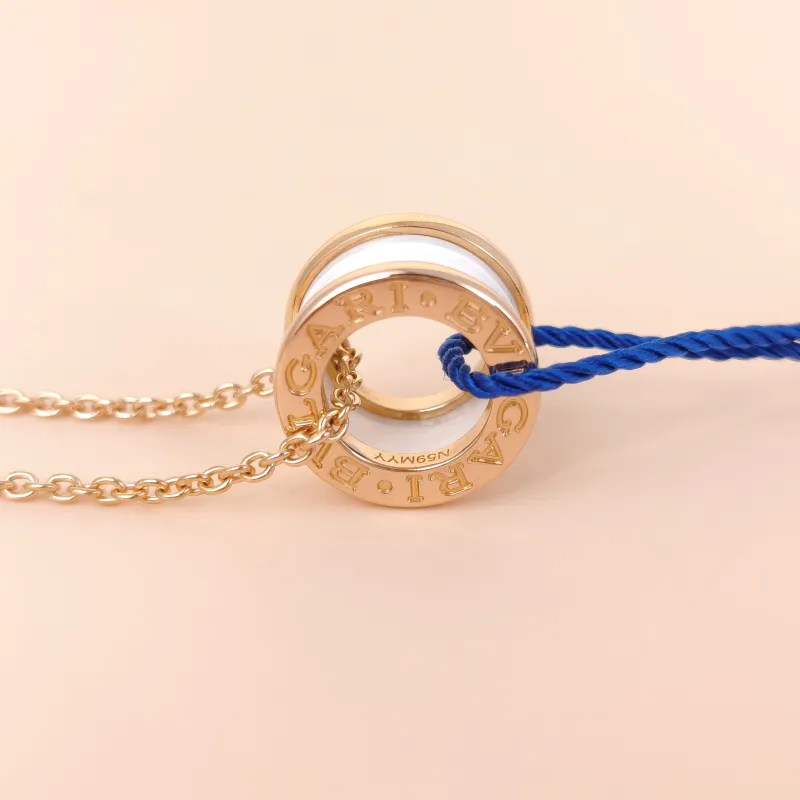 Bvlgari Necklace B.ZERO1Collection White Rose Gold 18KR ose Gold One Size 44cm — cover view 8 of 9
