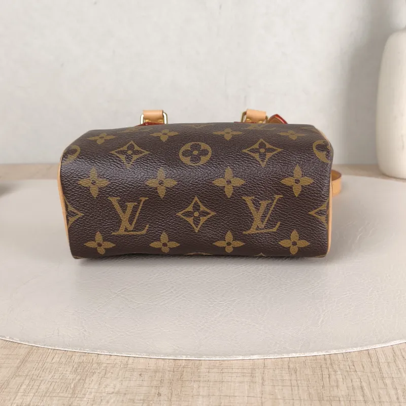 Louis Vuitton Crossbody Bag Speedy Nano Shoulder Strap PVC nano 16 × 7.5 × 10 cm — cover view 2 of 6
