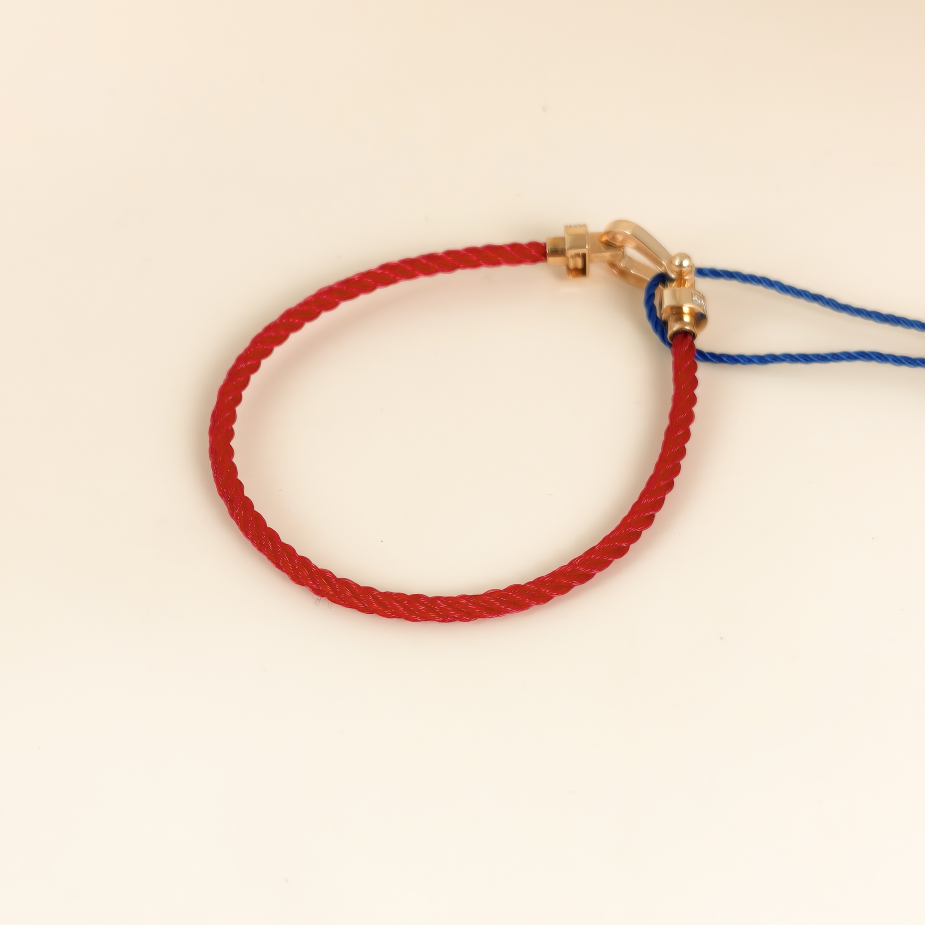 FRED Bracelet Force 10 Collection Bracelet Red Diamond18KR ose Gold Medium2*1cm — cover view 2 of 6