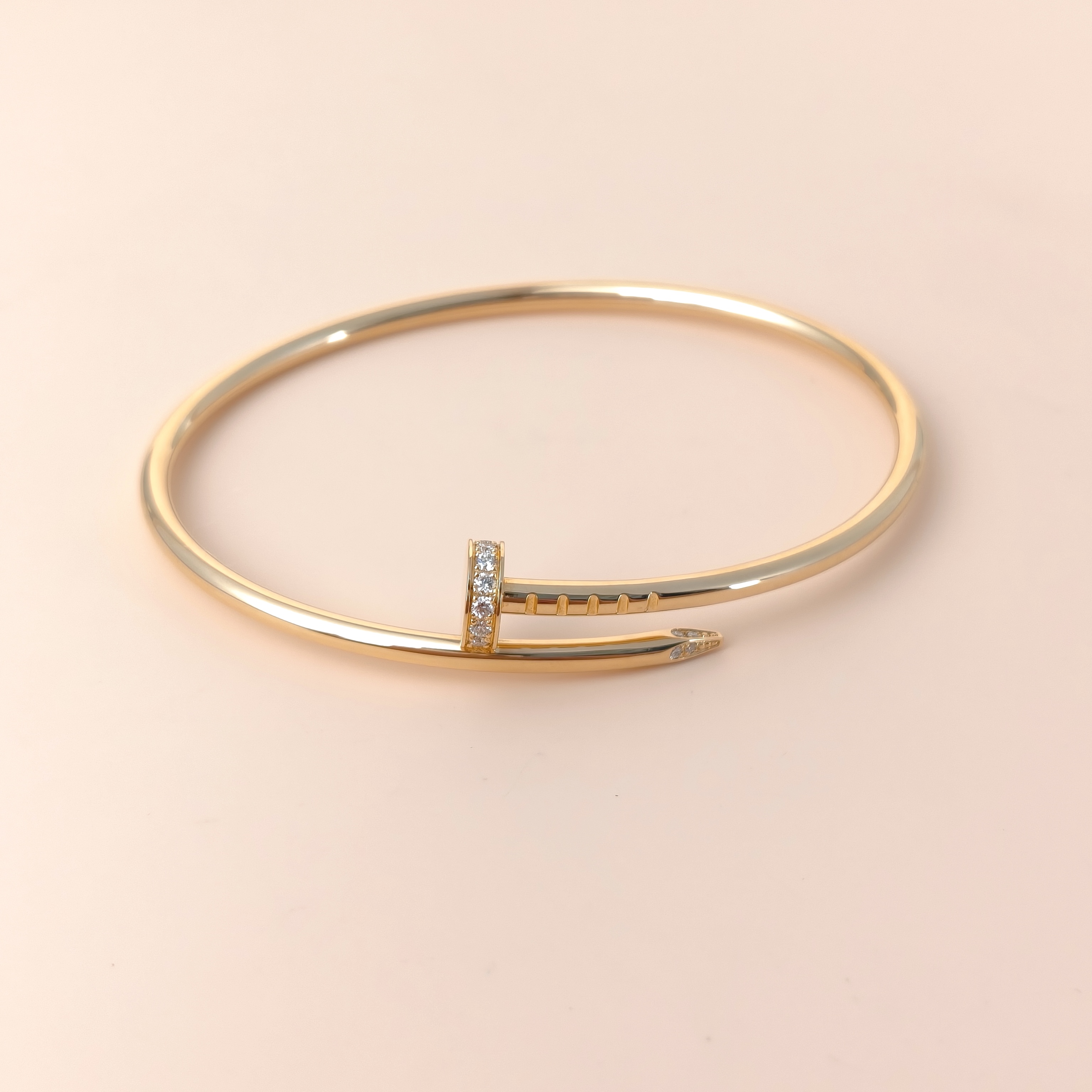 CARTIER Bangle Juste un Clou Bangle Yellow Gold 18KY ellow Gold Diamond Small Edition16