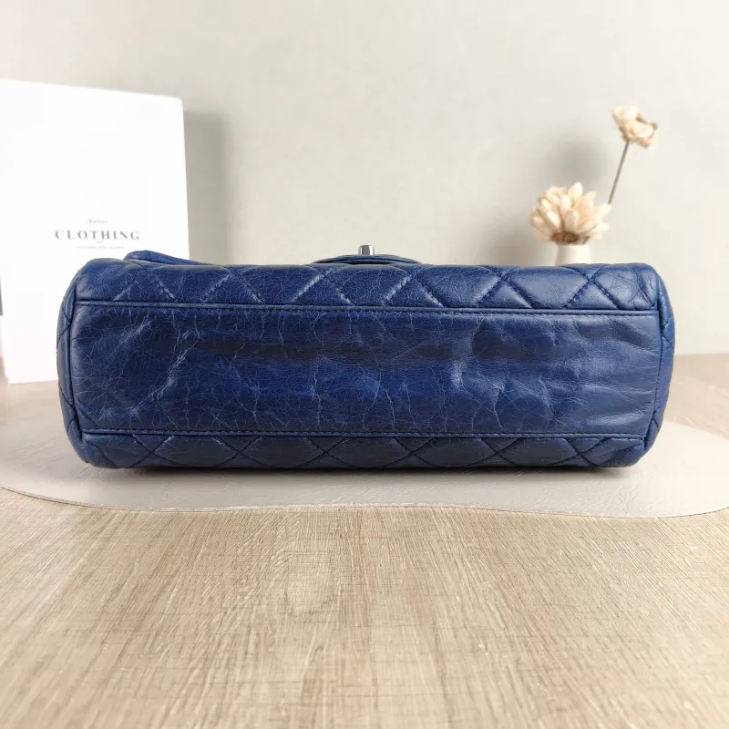 Chanel Crossbody Bag cf Collection Crossbody Bag Navy Calfskin Large 30 × 11 × 20 cm 20 — cover view 5 of 5