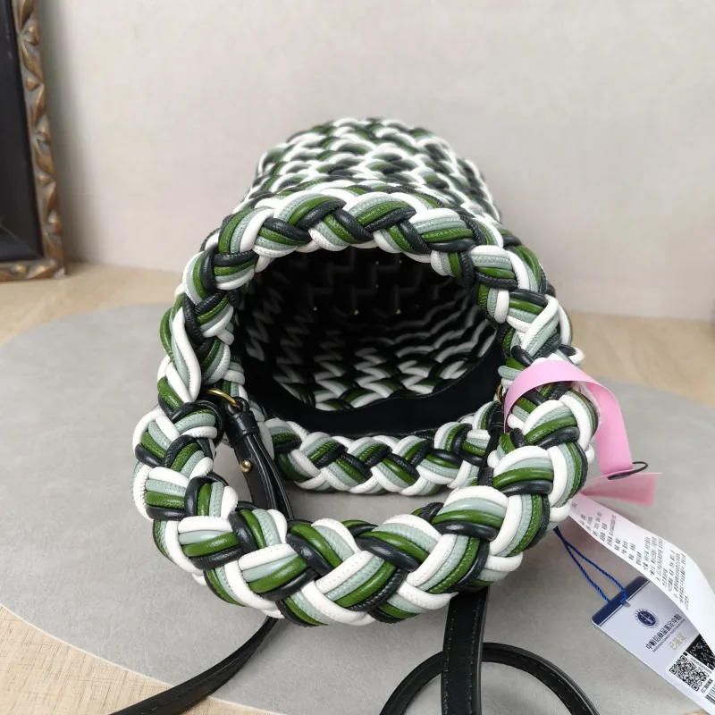 Bottega Veneta Shoulder Bag Kalimero Woven Bucket Bag Colorblock Lambskin One Size15 × 15 × 20 cm — detail view 14 of 14