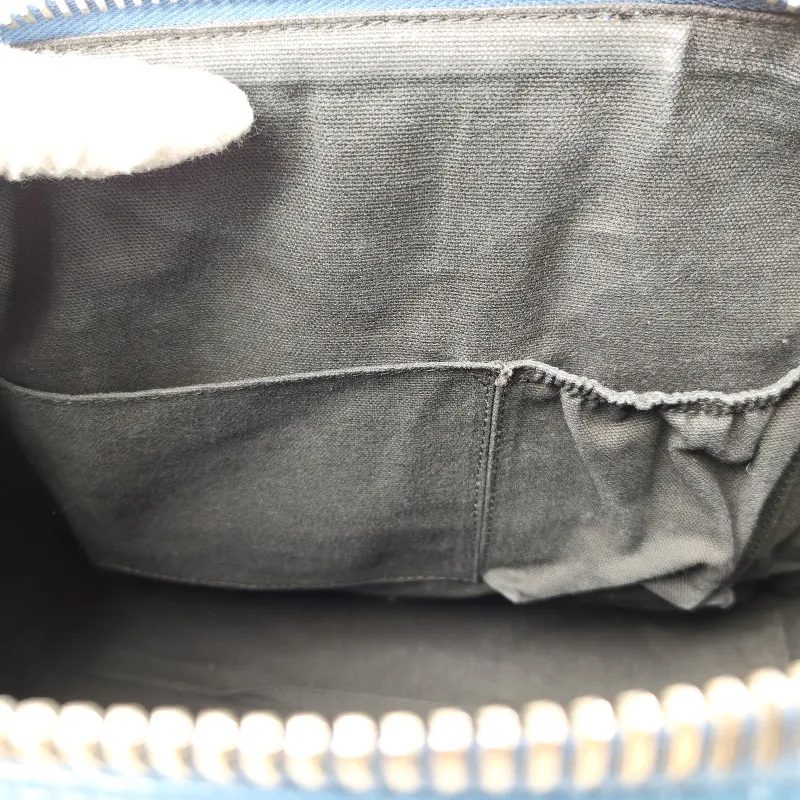 GIVENCHY Top Handle Bag tote Blue Grey Calfskin 33.5 × 18 × 28 cm — detail view 5 of 12