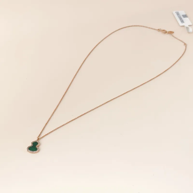 Qeelin Necklace Wulu Collection Necklace Diamond18KR ose Gold One Size 41cm โ cover view 9 of 9