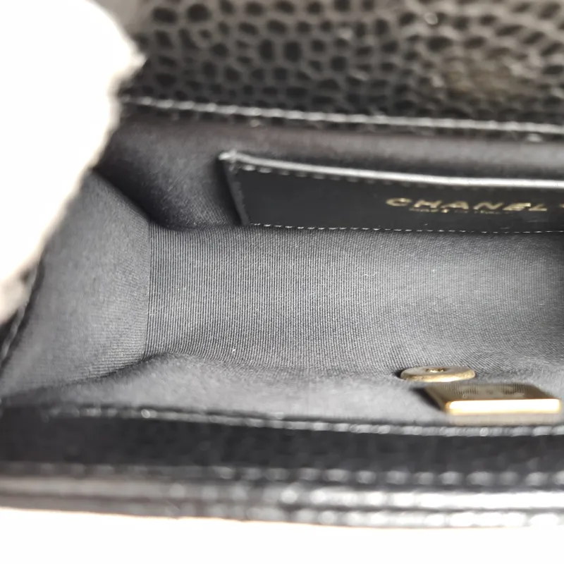 Chanel Crossbody Bag26c Crossbody Bag Black Grained Calfskinmini19 × 7 × 13 cm — detail view 5 of 13