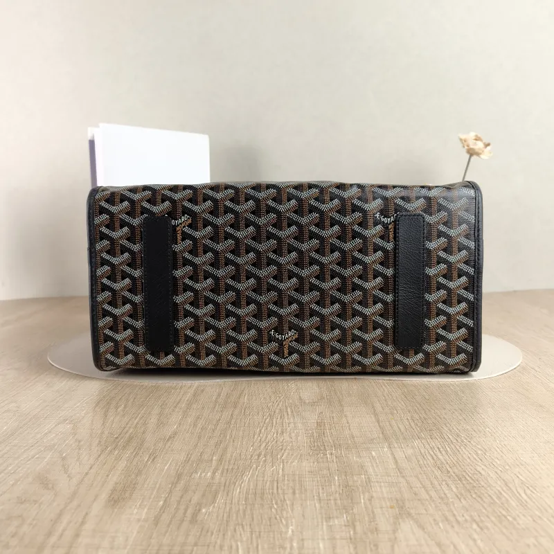 GOYARD Backpack SAINT LEGER Backpack Black ine Canvas One Size 34 × 15 × 37 cm — cover view 2 of 4