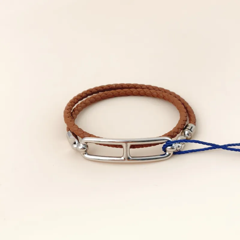 Hermès Bangle Roulis Bangle Brown One Size 33.5cm