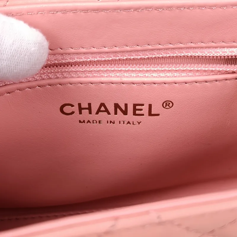 Chanel Crossbody Bag Kelly Pink Calfskinmini19 × 7 × 13 cm — detail view 11 of 15