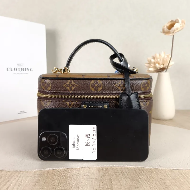 Louis Vuitton Shoulder Bag VANITY Cosmetic Bag Monogram PVC Small 19 × 6 × 13 cm — cover view 5 of 5