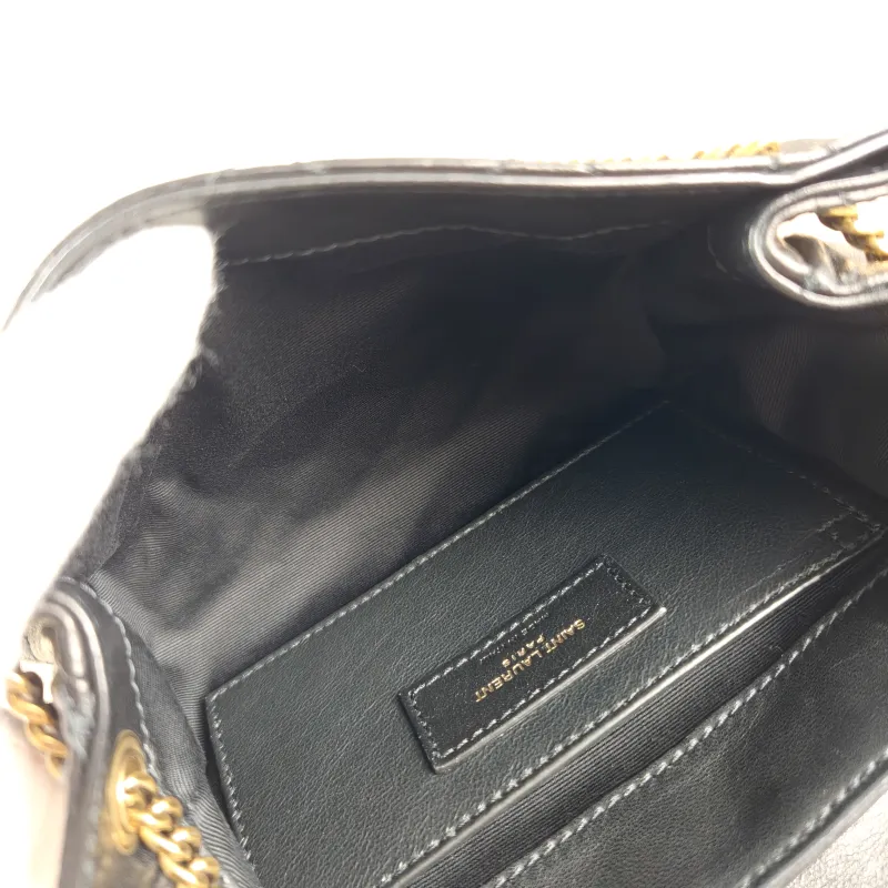 SAINT LAURENT Crossbody Bag NOLITA Black SL ambskin Mini 18 × 6 × 13 cm — detail view 10 of 13