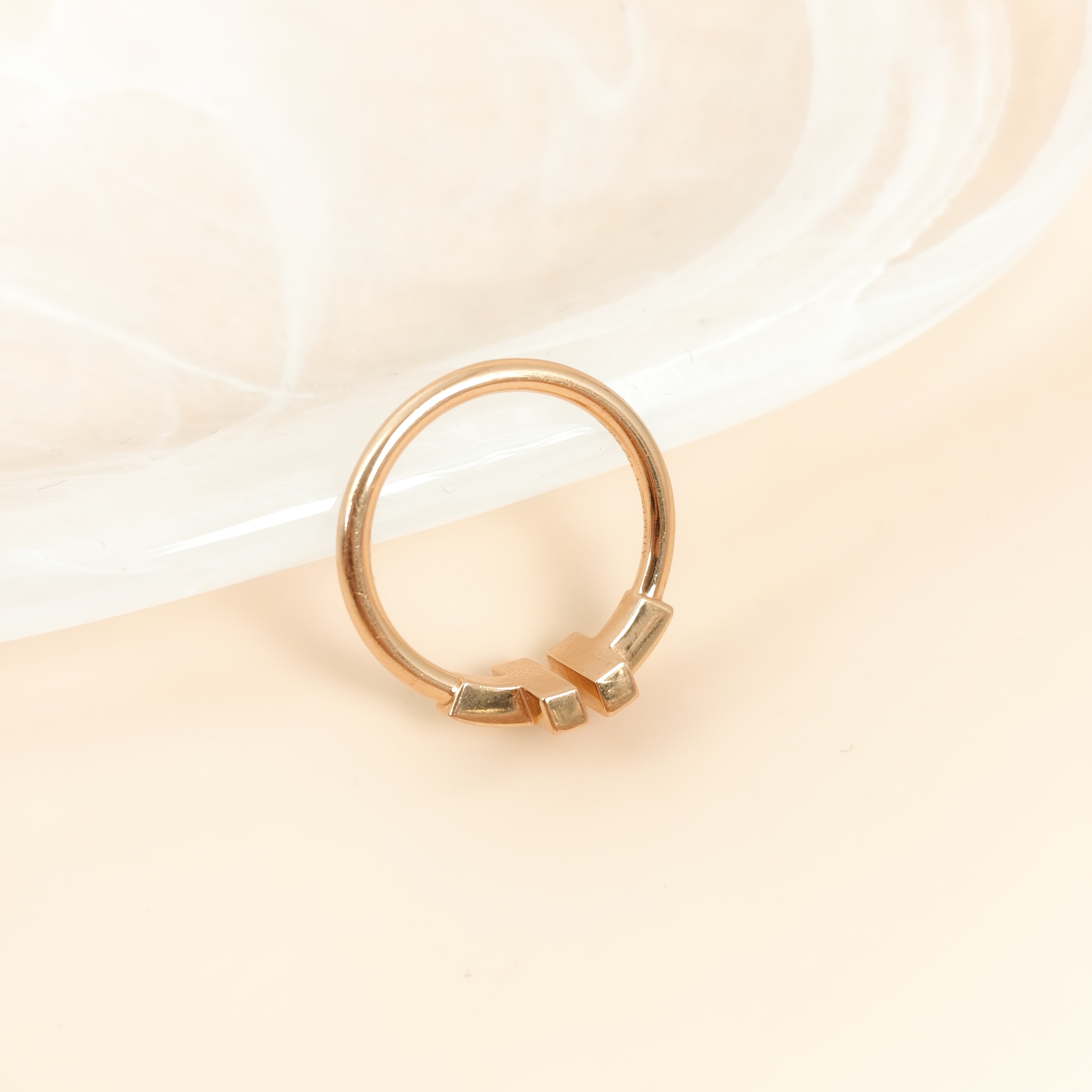 Tiffany&Co. Ring TC ollection Rose Gold Pearl Diamond18KR ose Gold54 EU — cover view 2 of 8