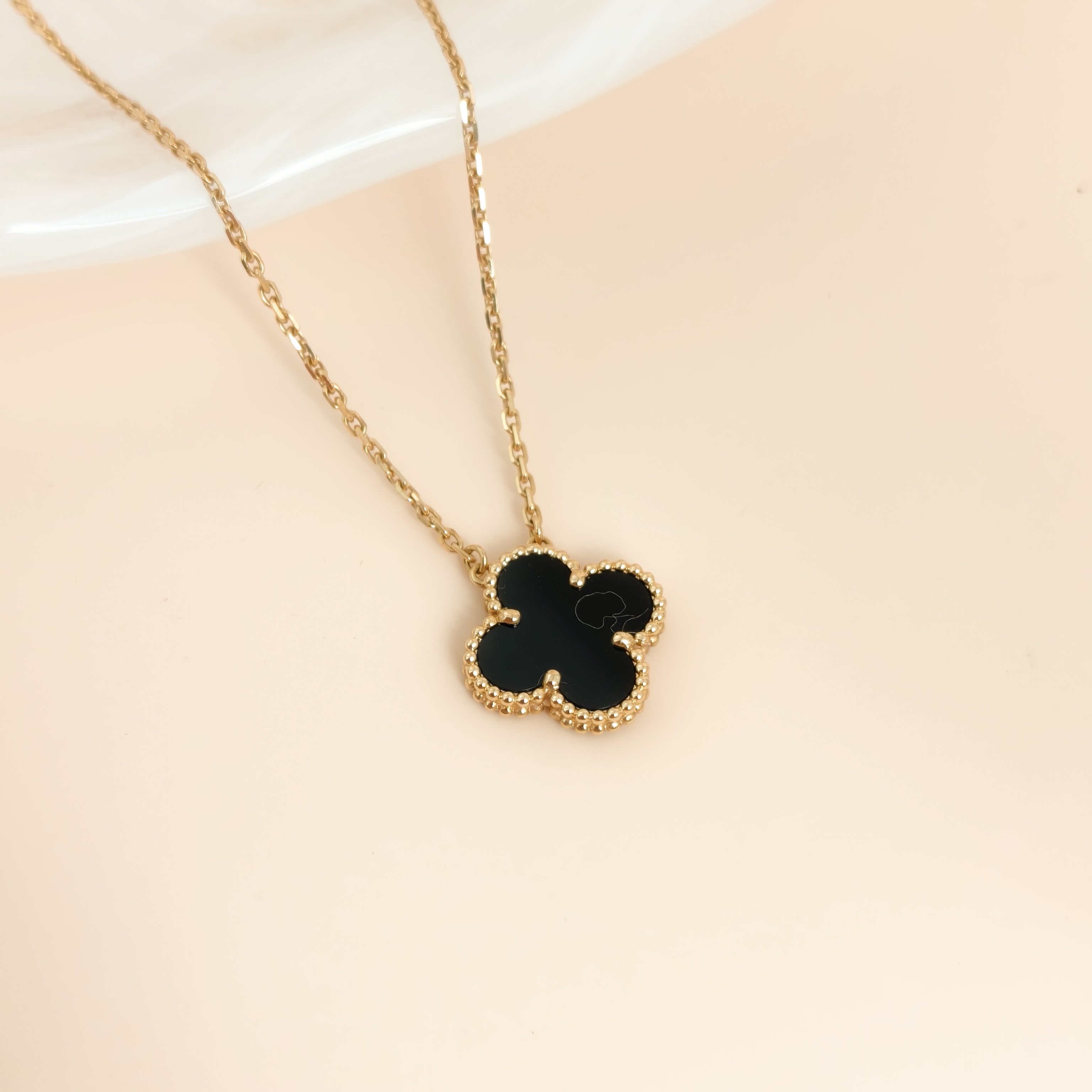 Van Cleef & Arpels Necklace Alhambra Alhambra Collection Necklace 18KY ellow Gold Vintage Small42cm โ cover view 2 of 8