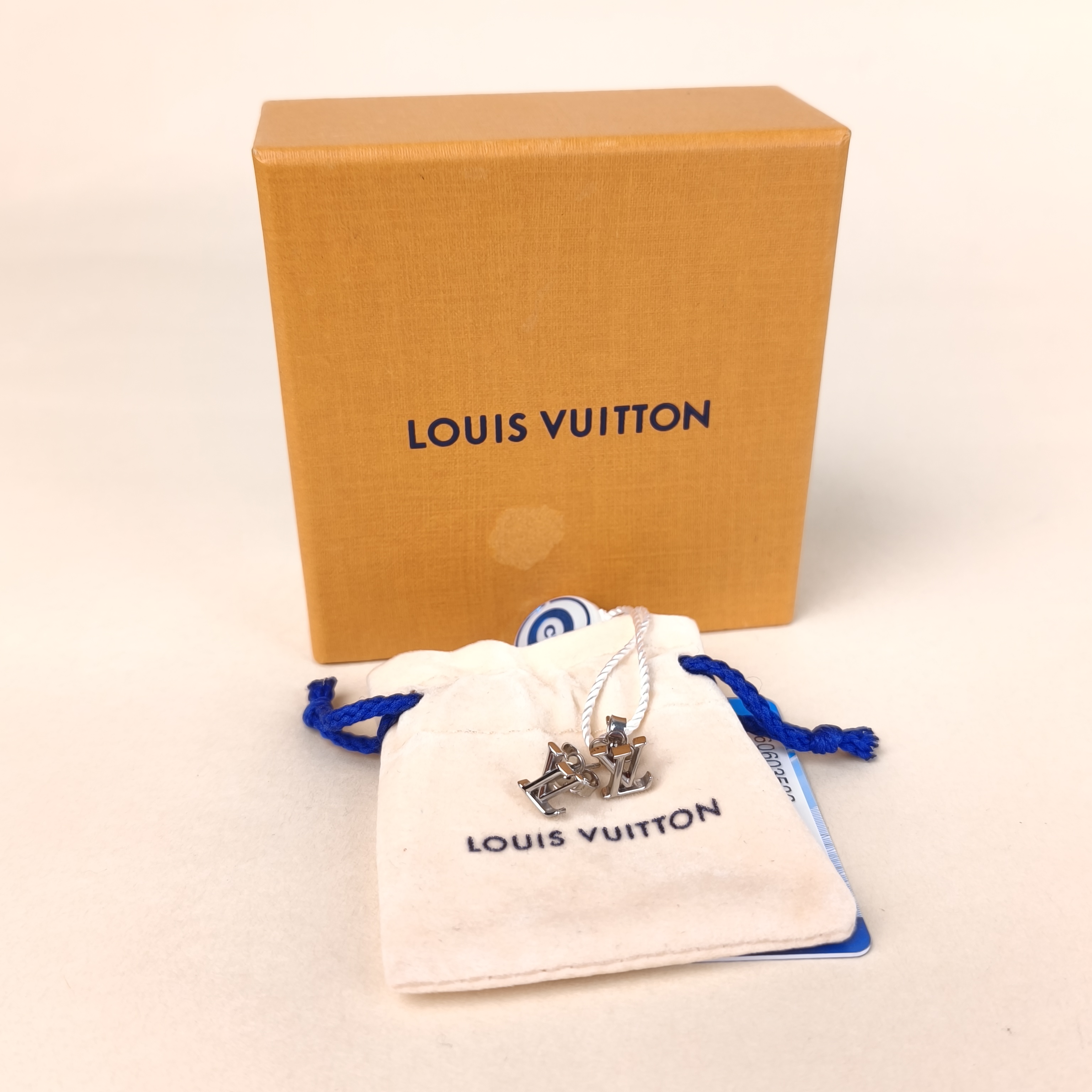 Louis Vuitton Earringslogo Earrings Silver One Size — cover view 7 of 7