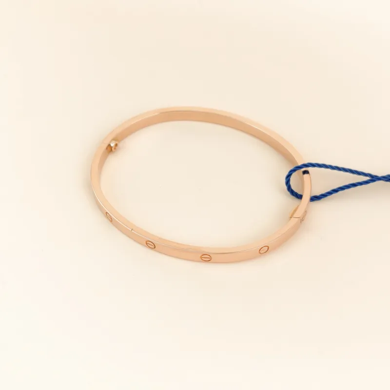CARTIER Bangle Love Collection Bangle Rose Gold 18KR ose Gold Small Edition17 — cover view 5 of 8