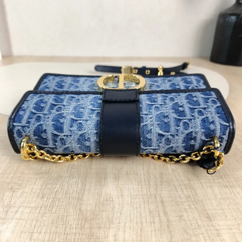 DIOR Crossbody Bag 30 Montaigne East-West 30 Blue Small 21 × 6 × 12 cm — detail view 1 of 11