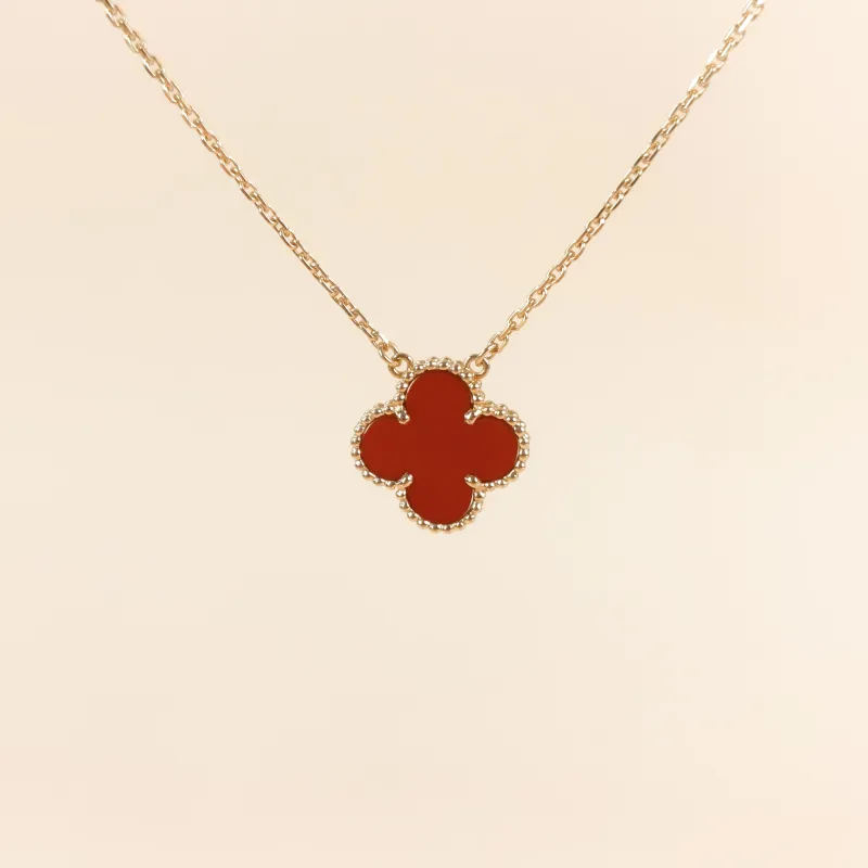 Van Cleef & Arpels Necklace Alhambra Alhambra Collection Necklace 18KY ellow Gold Vintage Small 41cm