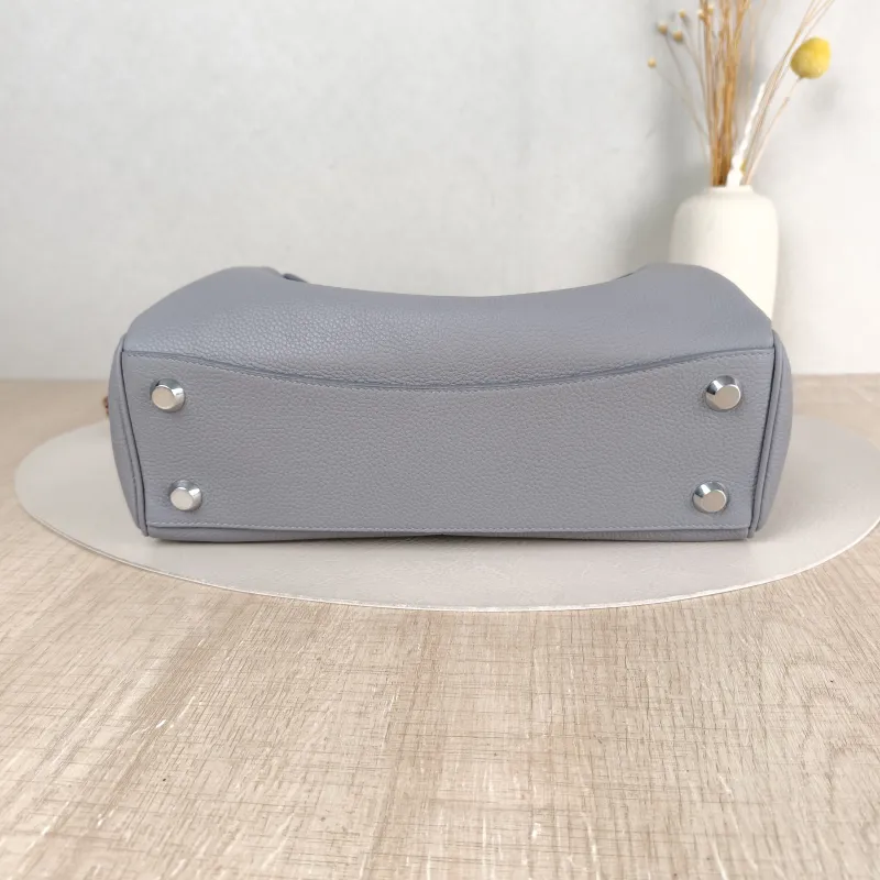 BALENCIAGA Crossbody Bag RODEO Grey Calfskin Small 27 × 10 × 20 cm — cover view 3 of 5