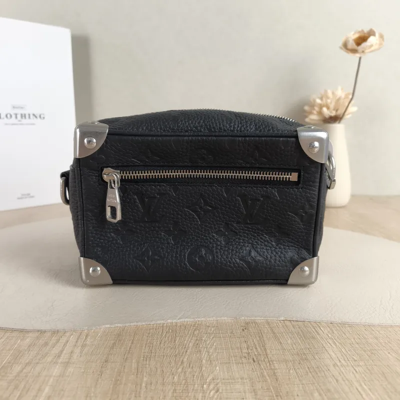 Louis Vuitton Crossbody Bag SOFT TRUNK Box Calfskin Mini 18.5 × 8 × 13 cm