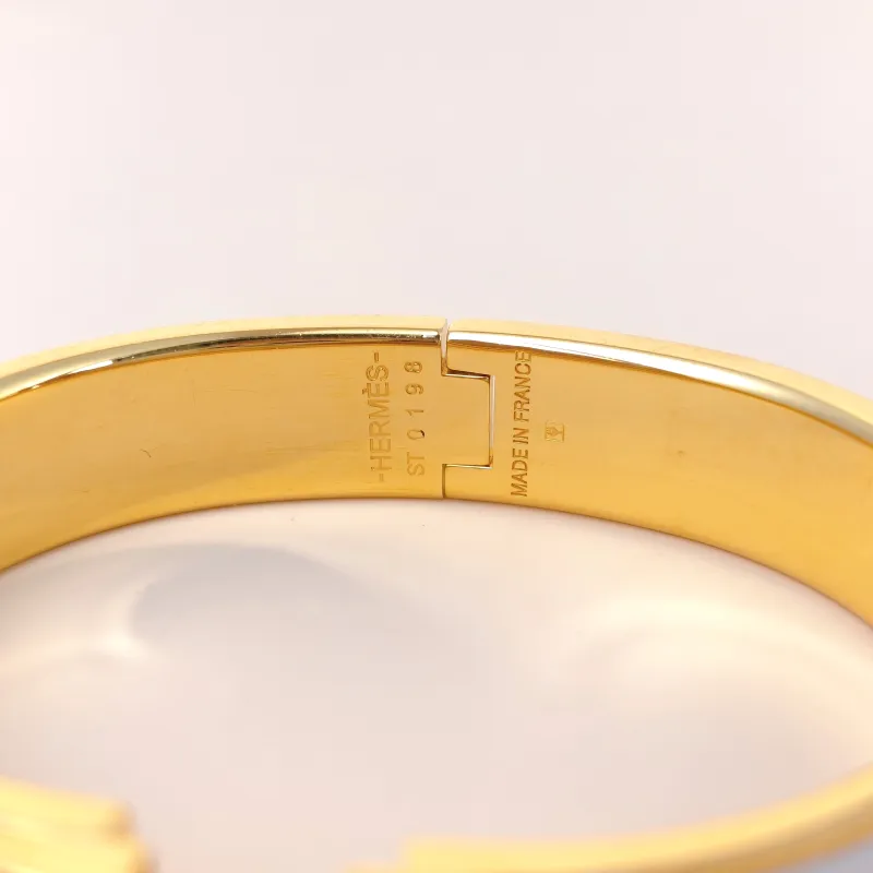 Hermès Bangle Clic HB angle White One Size 15.9cm — cover view 6 of 9