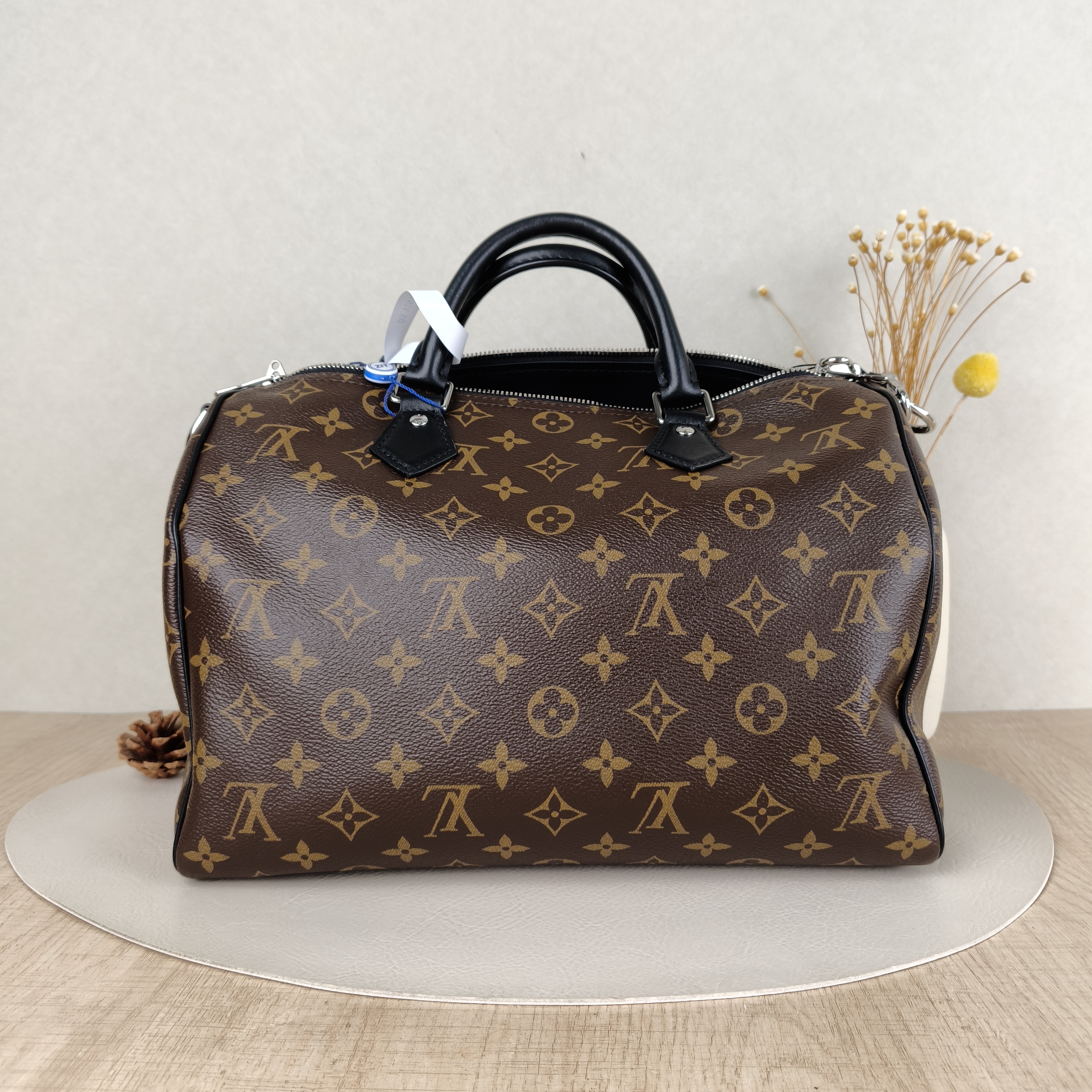 Louis Vuitton Shoulder Bag Speedy Soft 30Shoulder Strap Edition- Monogram PVC Large30 × 17 × 21 cm — cover view 4 of 5
