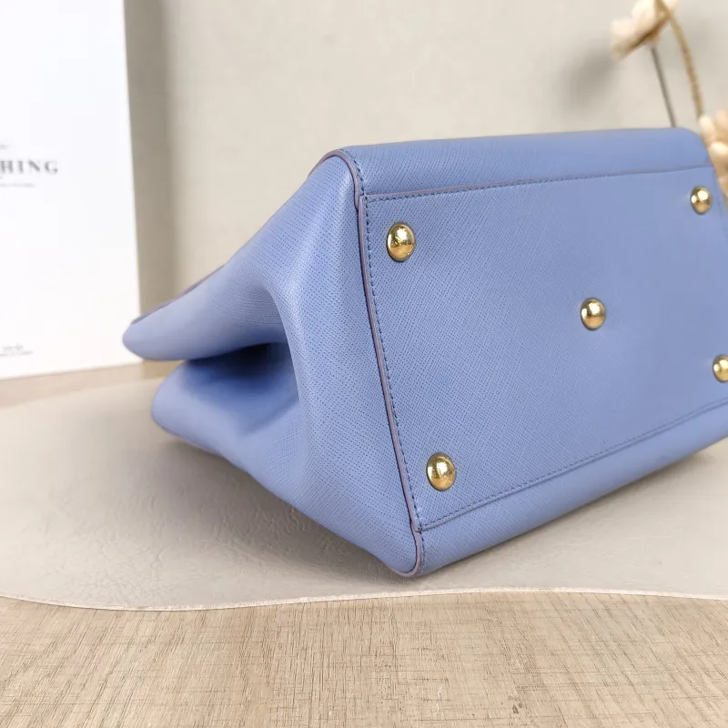 FERRAGAMO Shoulder Bag Tote Bag Blue Calfskin One Size20 × 14 × 20 cm — detail view 4 of 14