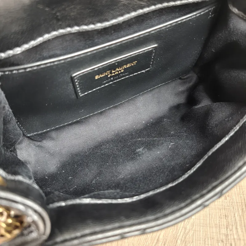 SAINT LAURENT Crossbody Bag NOLITA Black SL ambskinmini18 × 6 × 13 cm — detail view 3 of 10