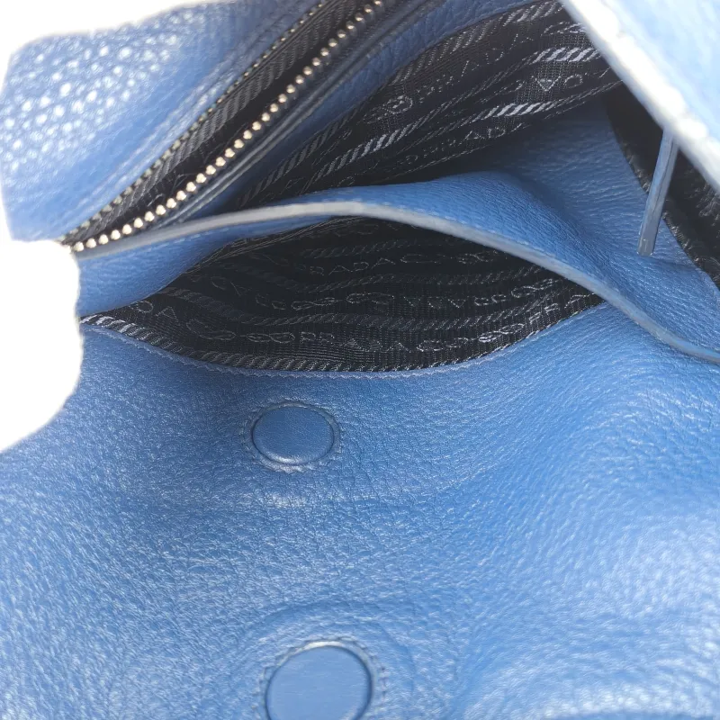 PRADA Shoulder Bag Hobo Vintage Shoulder Bag Navy Calfskin One Size35 × 9 × 36 cm — detail view 6 of 9