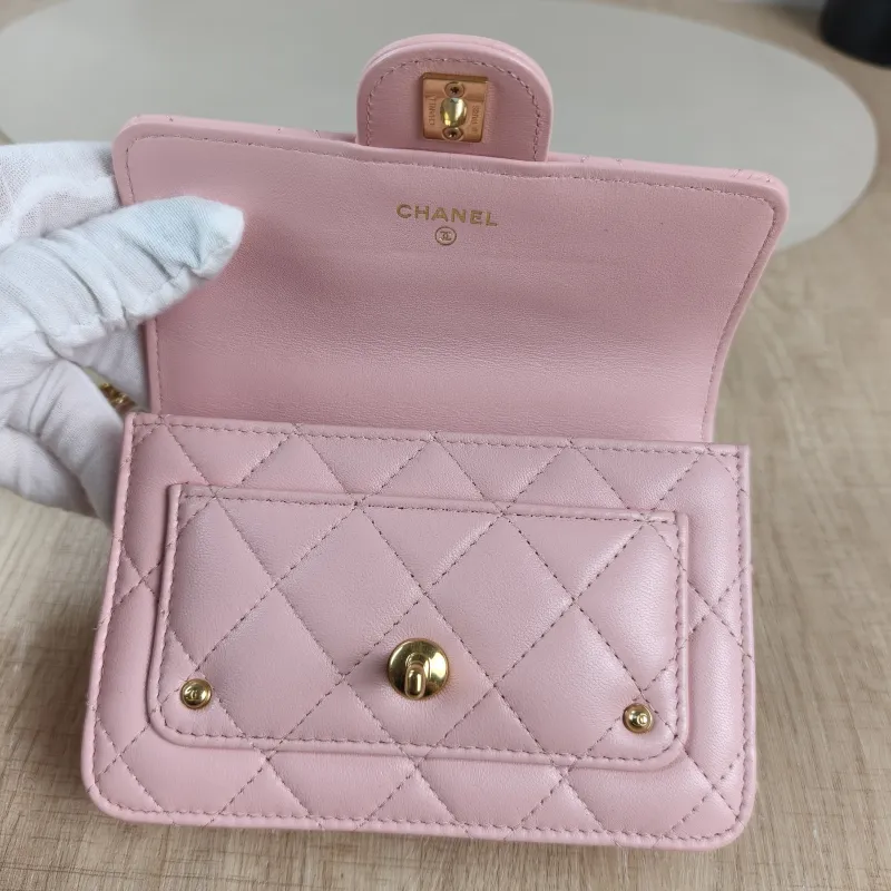 Chanel Crossbody Bag25b woc Pink Lambskin One Size14.5 × 4 × 10 cm — detail view 9 of 14