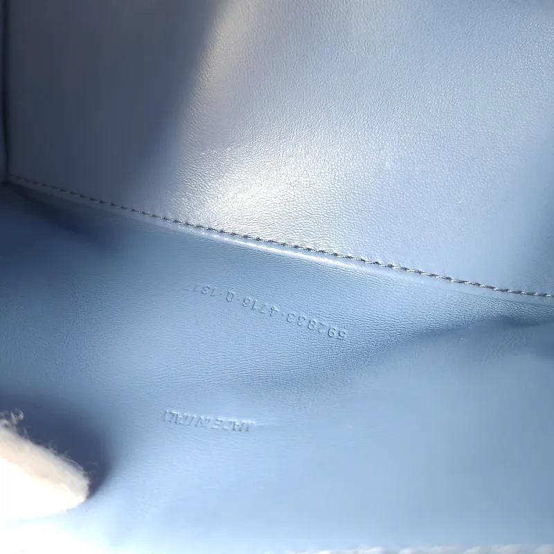 BALENCIAGA Crossbody Bag Hourglass Hourglass Bag Blue Mini 19 × 5 × 12 cm — detail view 10 of 15