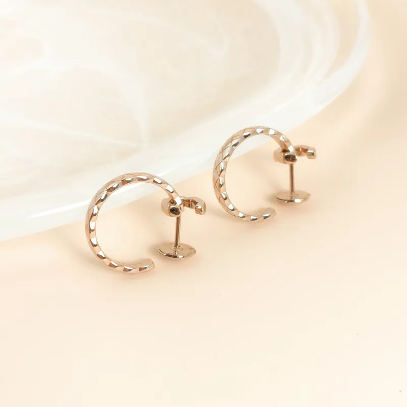 Chanel Jewelry · COCO CRUSH Earrings Rose Gold 18KR ose Gold One Size — cover view 5 of 8